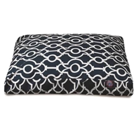 Majestic Pet Athens Navy Large Rectangle Dog Bed 78899550302